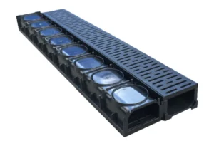 Channel Drain with Brick Slot - 1000mm (L) × 125mm (W) × 140mm (H)