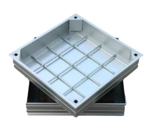 Aluminium Alloy Manhole Covers - 300 mm (L) × 300 mm (W) × 60 mm (H)