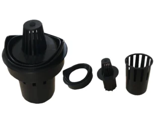 TITAN Channel Drain LEAF GUARD with outlet connector