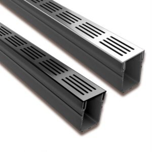 Threshold Drain x 1m Aluminium Grate