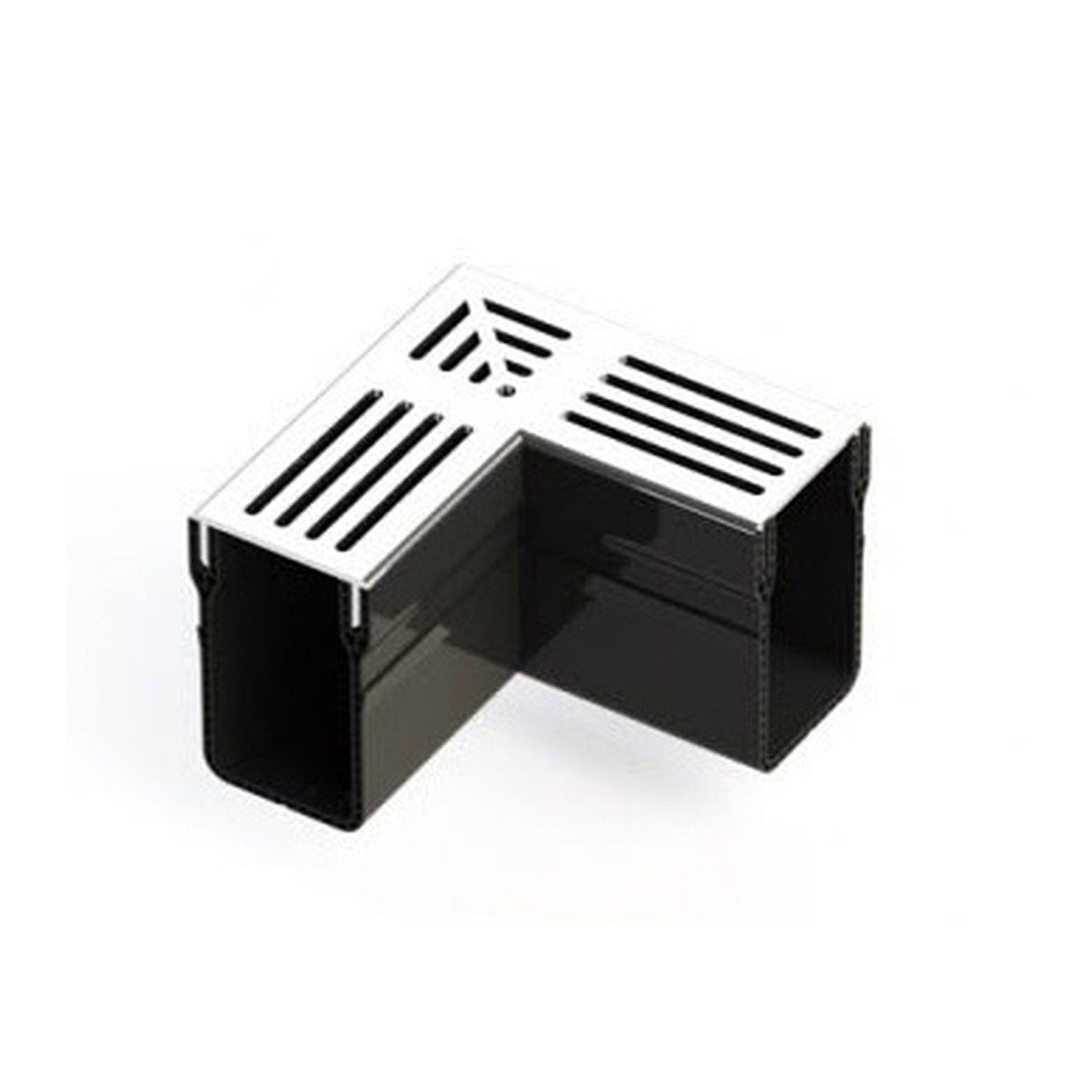 Drain Corner - Natural Anodised Aluminium